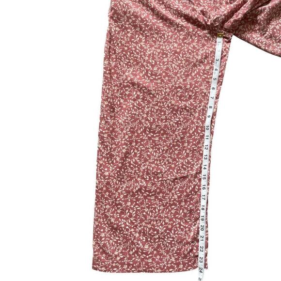 Old Navy Smocked Cami Jumpsuit Ruffled Square Neck Ditsy Floral Print Med - Picture 12 of 13